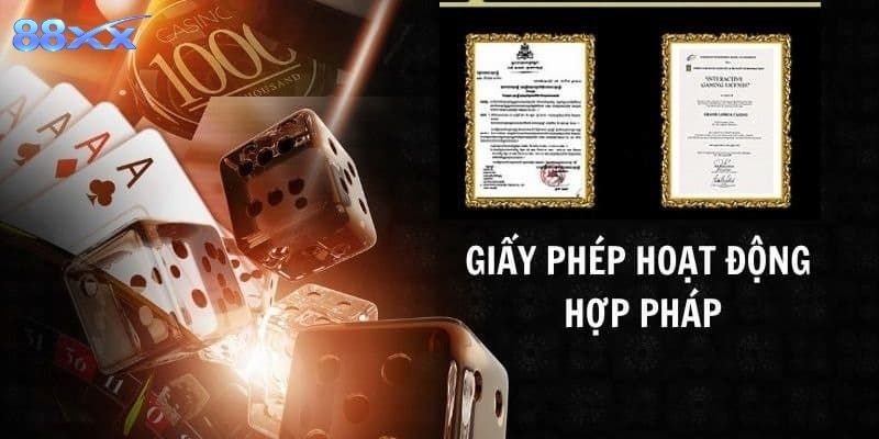 Giấy Phép Hoạt Động 88XX- Bảo Chứng Vàng Cho Sự Minh Bạch Quy trình kiểm định nghiêm ngặt tạo nên nền tảng minh bạch